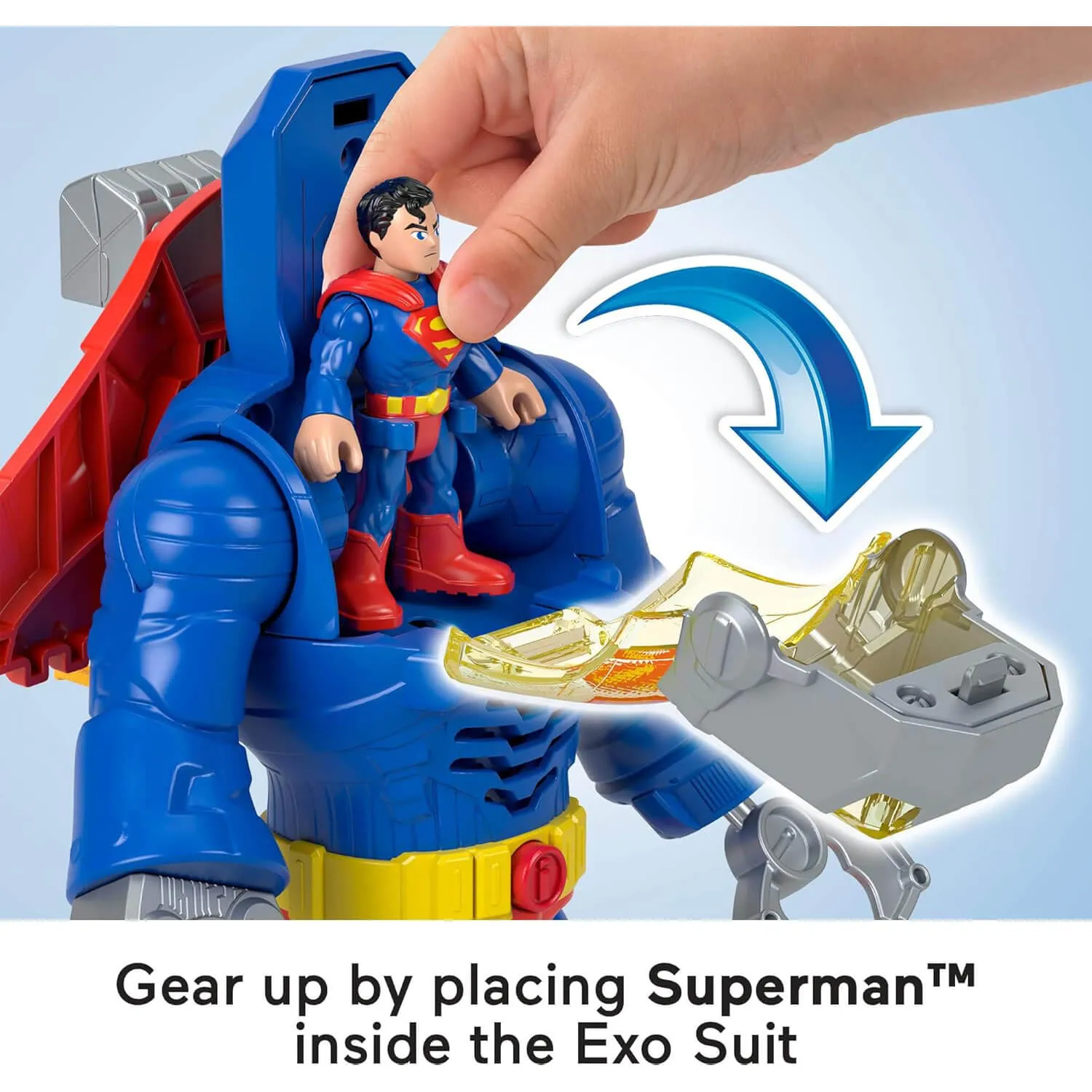 Fisher-Price Toys Imaginext DC Super Friends Superman Insider & Exo Suit Robot