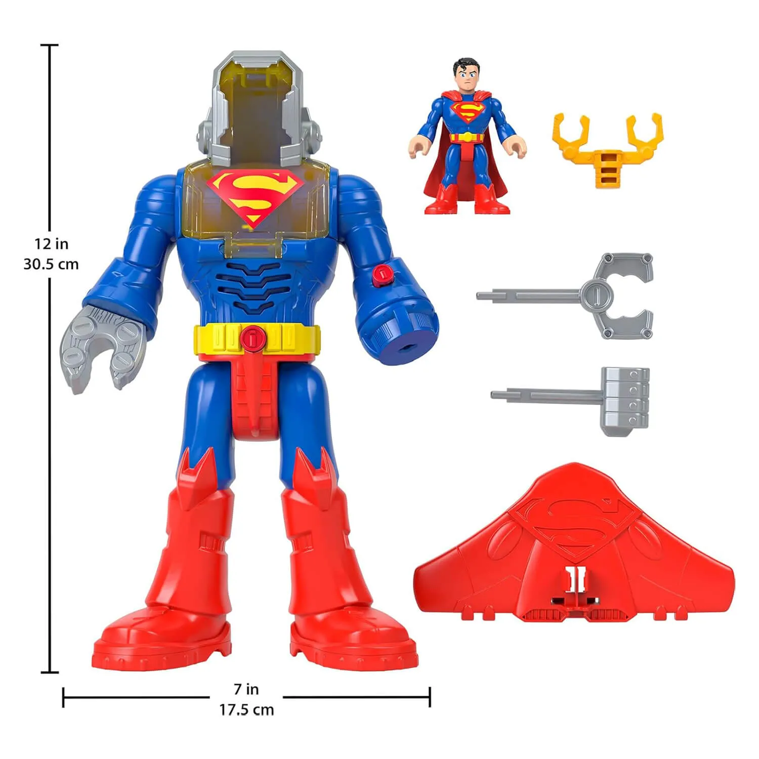 Fisher-Price Toys Imaginext DC Super Friends Superman Insider & Exo Suit Robot