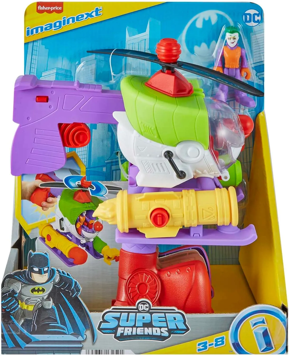 Fisher-Price Toys Imaginext DC Super Friends The Joker Robo Copter