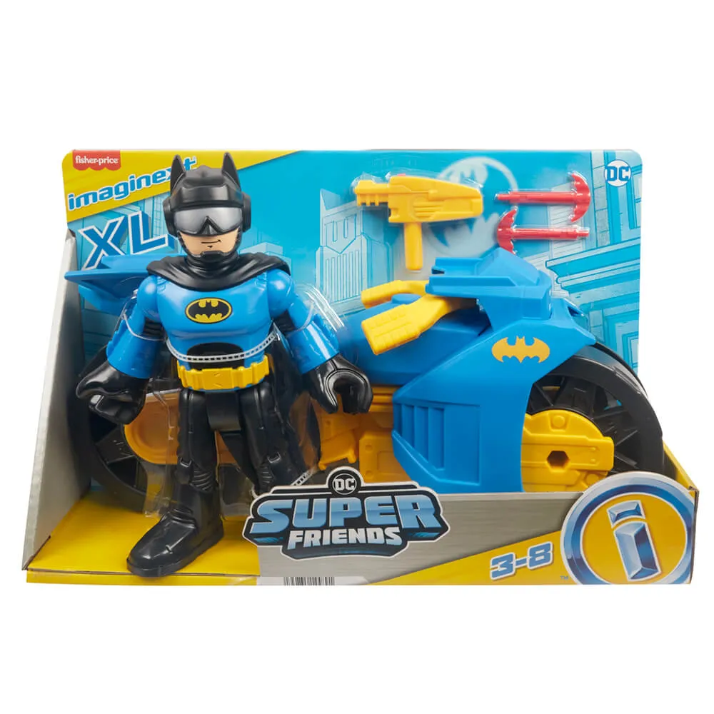 Fisher-Price Toys Imaginext DC Super Friends XL Batcycle & Batman