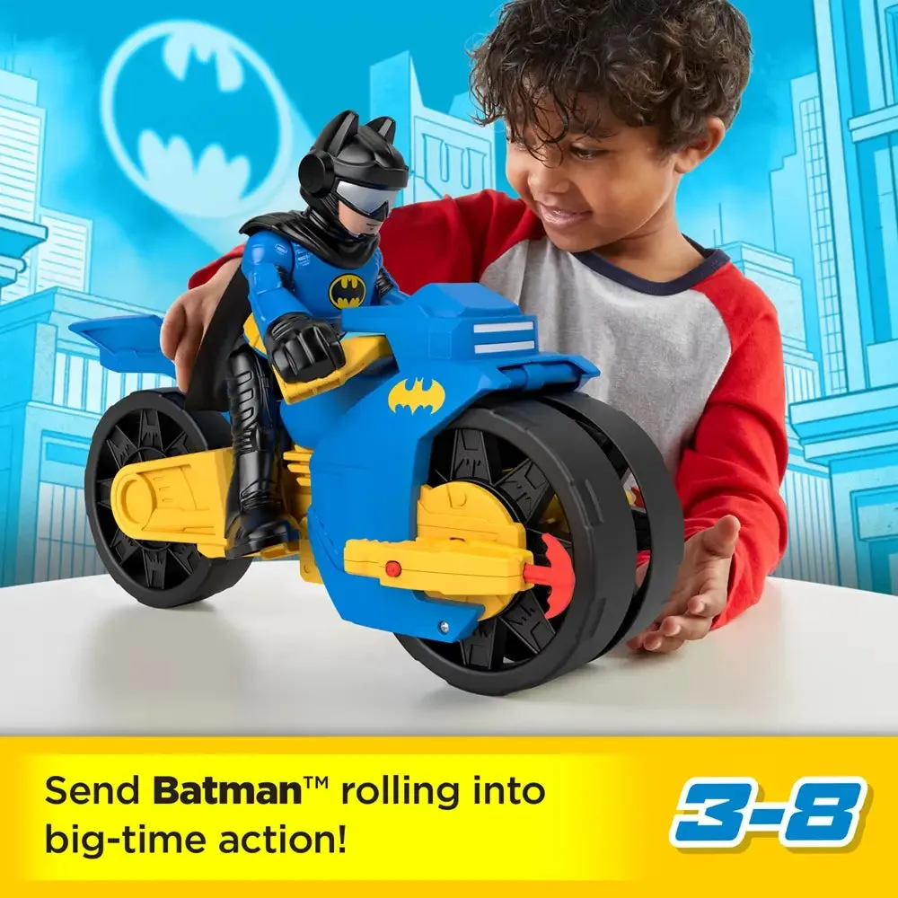 Fisher-Price Toys Imaginext DC Super Friends XL Batcycle & Batman