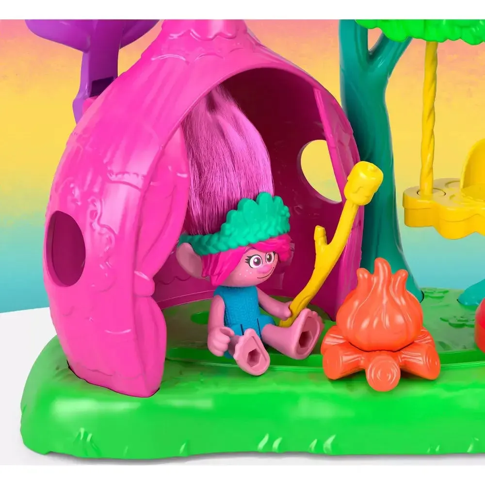 Fisher-Price Toys Imaginext DreamWorks Trolls Flower Fun Campsite