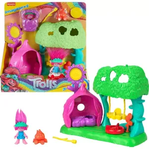 Fisher-Price Toys Imaginext DreamWorks Trolls Flower Fun Campsite