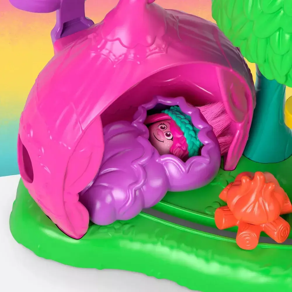 Fisher-Price Toys Imaginext DreamWorks Trolls Flower Fun Campsite