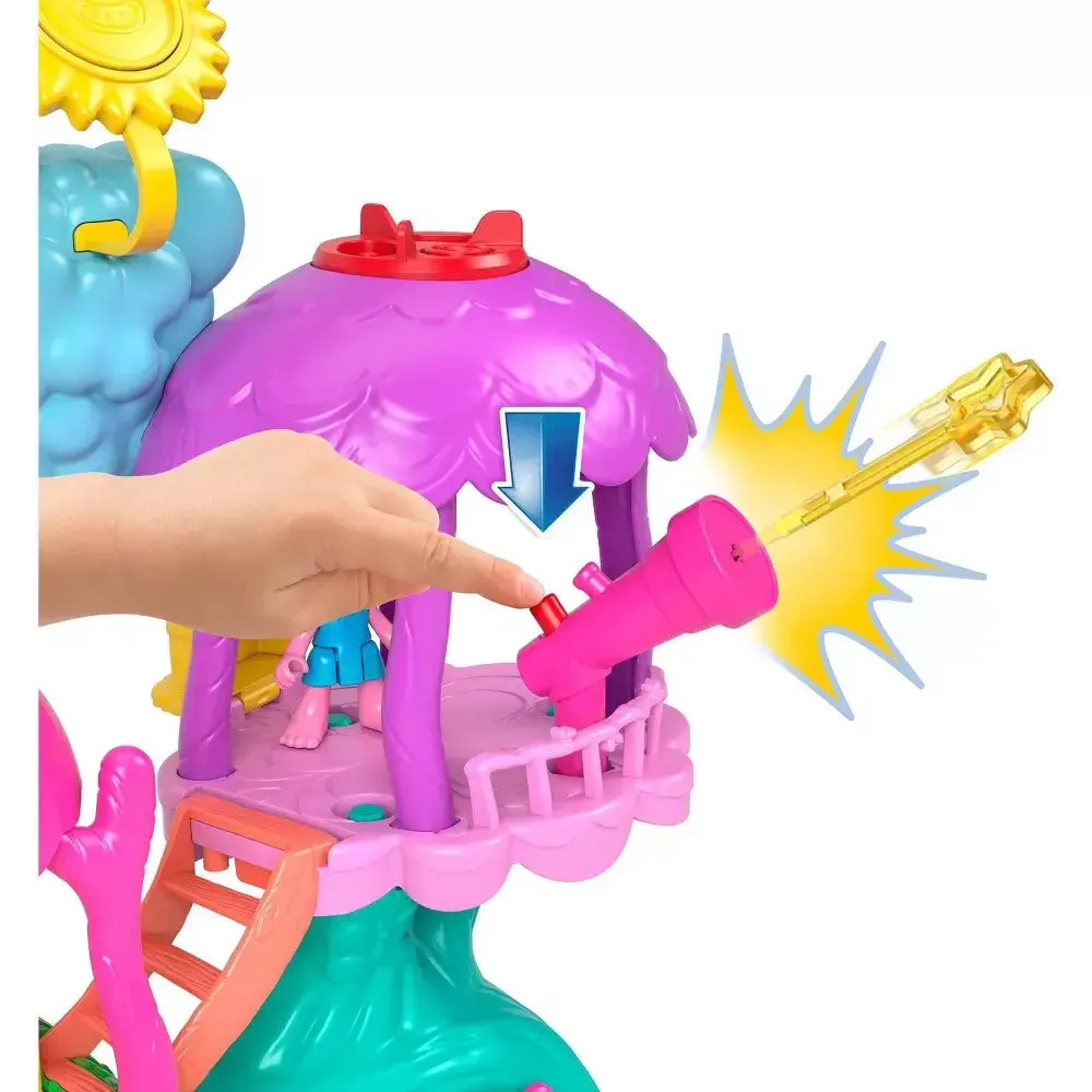 Fisher-Price Toys Imaginext DreamWorks Trolls Lights & Sounds Rainbow Treehouse