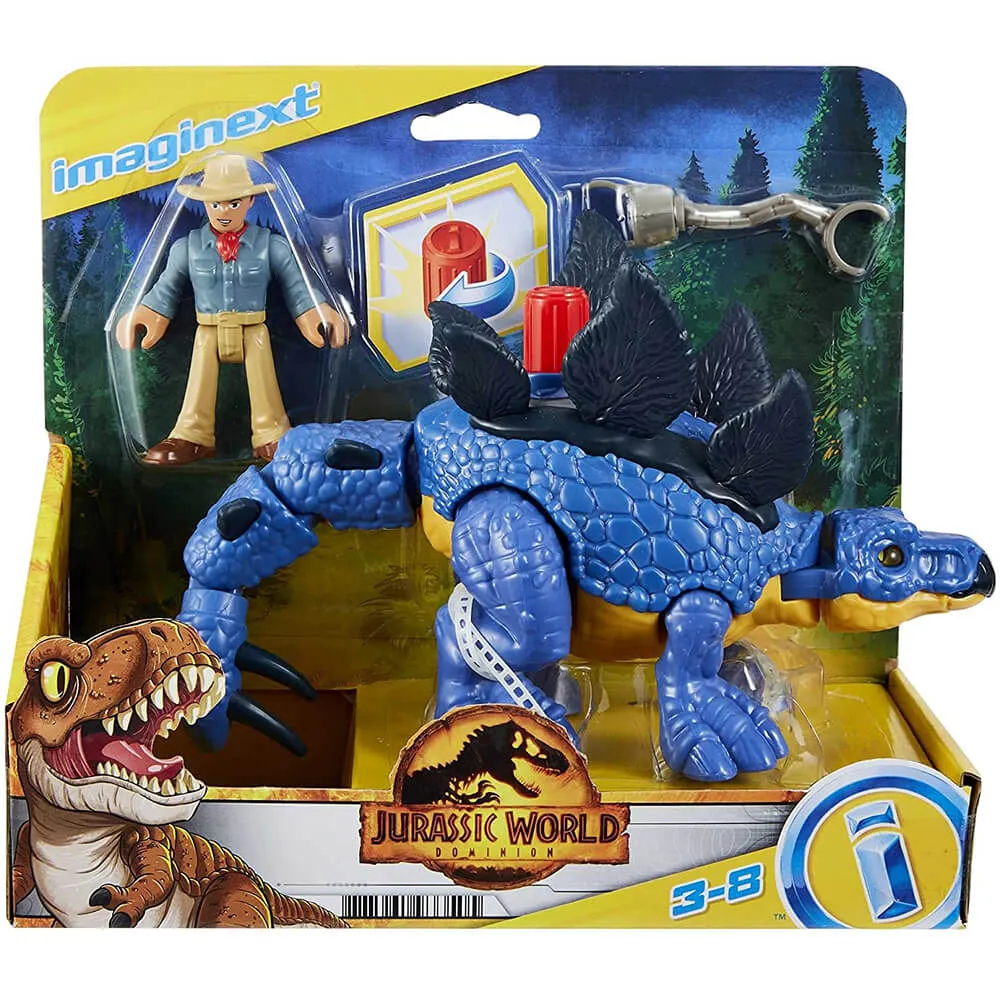 Fisher-Price Toys Imaginext Jurassic World Dominion Stegosaurus Dinosaur Figure