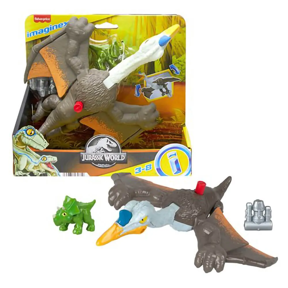 Fisher-Price Toys Imaginext Jurassic World Soaring Quetzal Figure