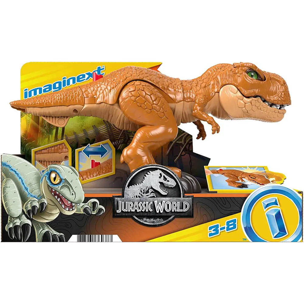 Fisher-Price Toys Imaginext Jurassic World Thrashin' Action T.Rex Dinosaur Figure