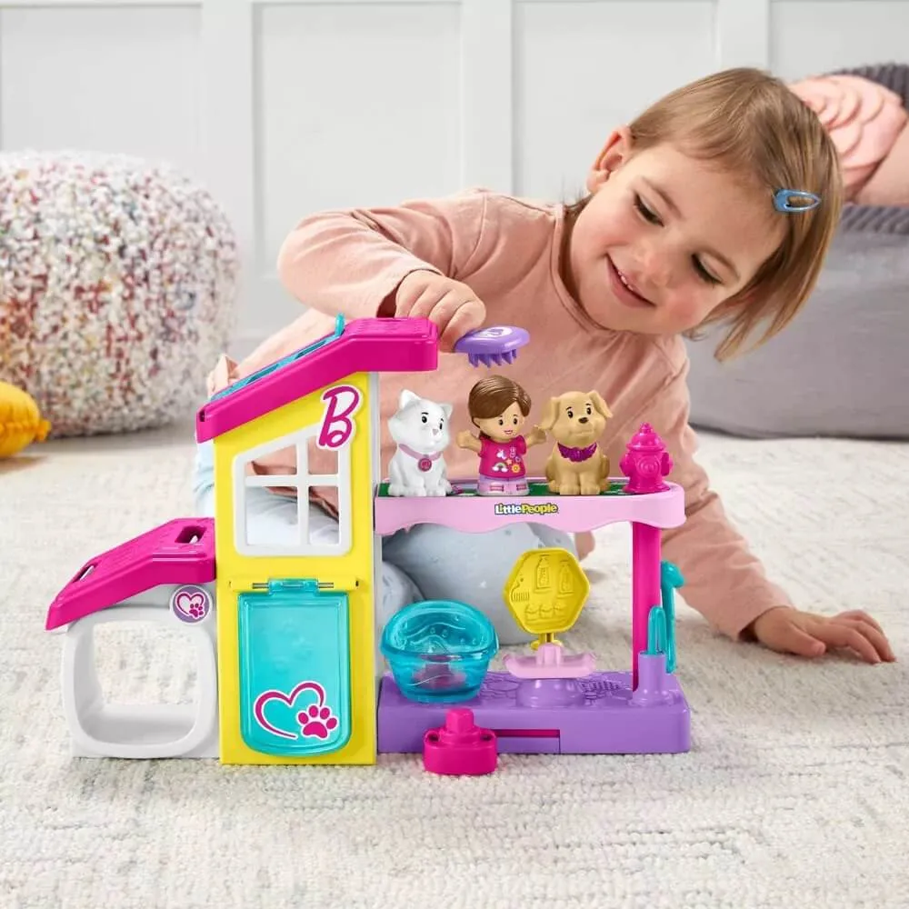 Fisher-Price Toys Little People Barbie Play and Care Pet Spa Playset