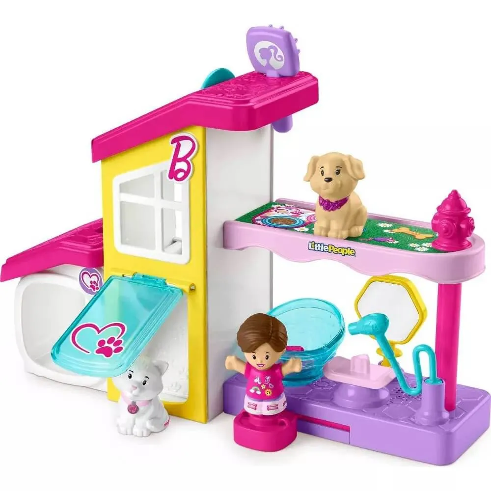 Fisher-Price Toys Little People Barbie Play and Care Pet Spa Playset