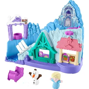 Fisher-Price Toys Little People Disney Frozen Arendelle Sledding Adventures Playset