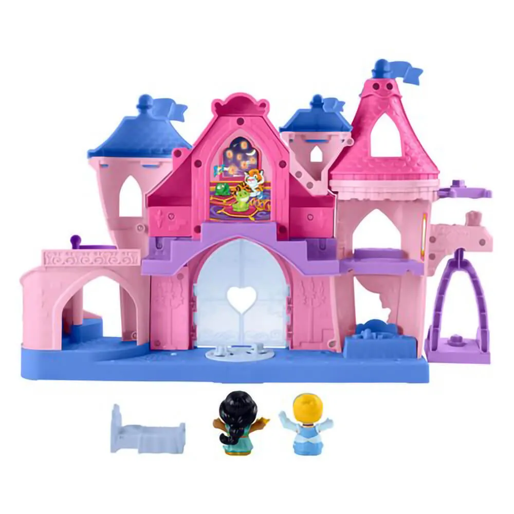Fisher-Price Toys Little People Disney Princess Magical Lights & Dancing Castle Playset