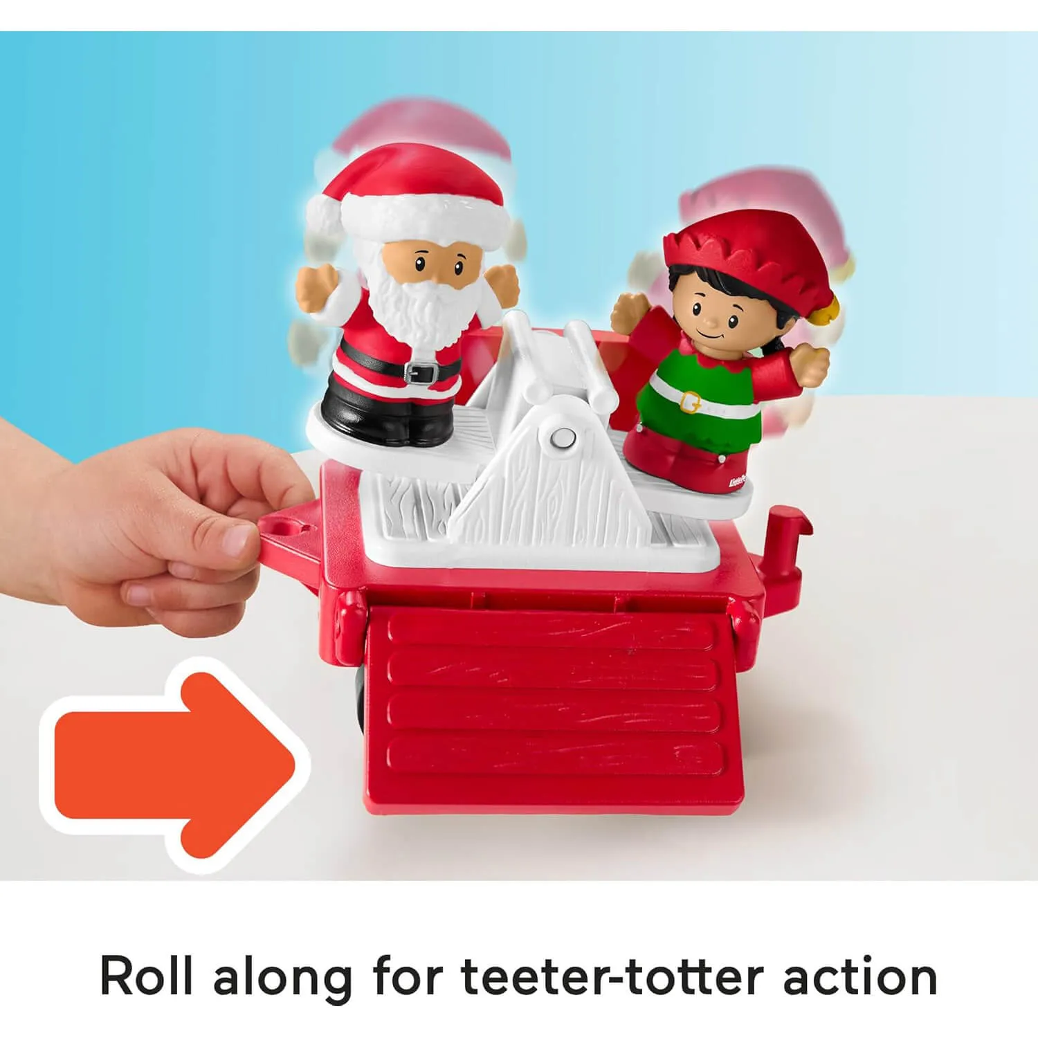 Fisher-Price Toys Little People Music Christmas Train with Santa and Elf Figures