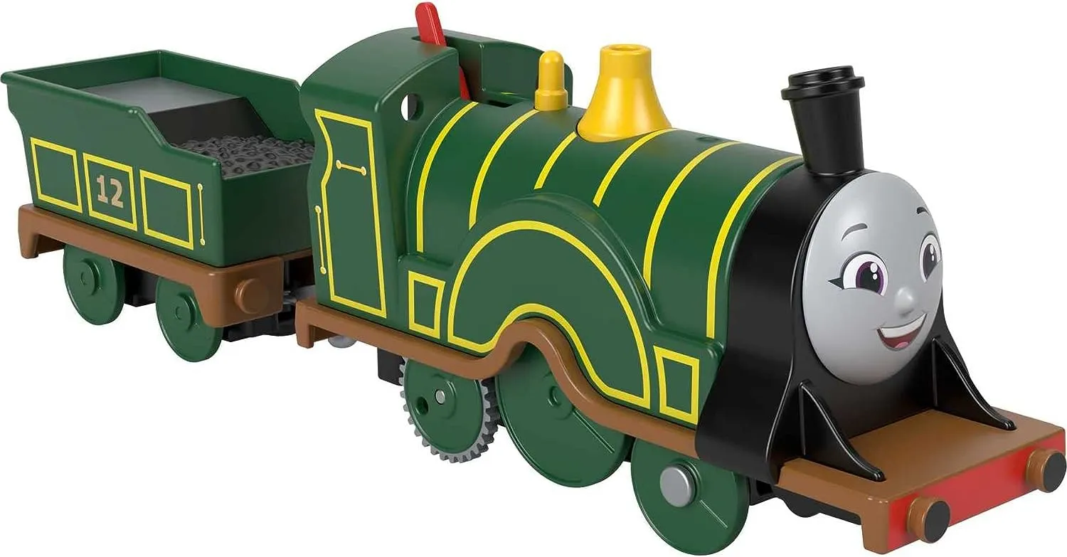Fisher-Price Toys Thomas & Friends Fisher-Price Emily Motorized Engine, Battery-Powered Toy Train