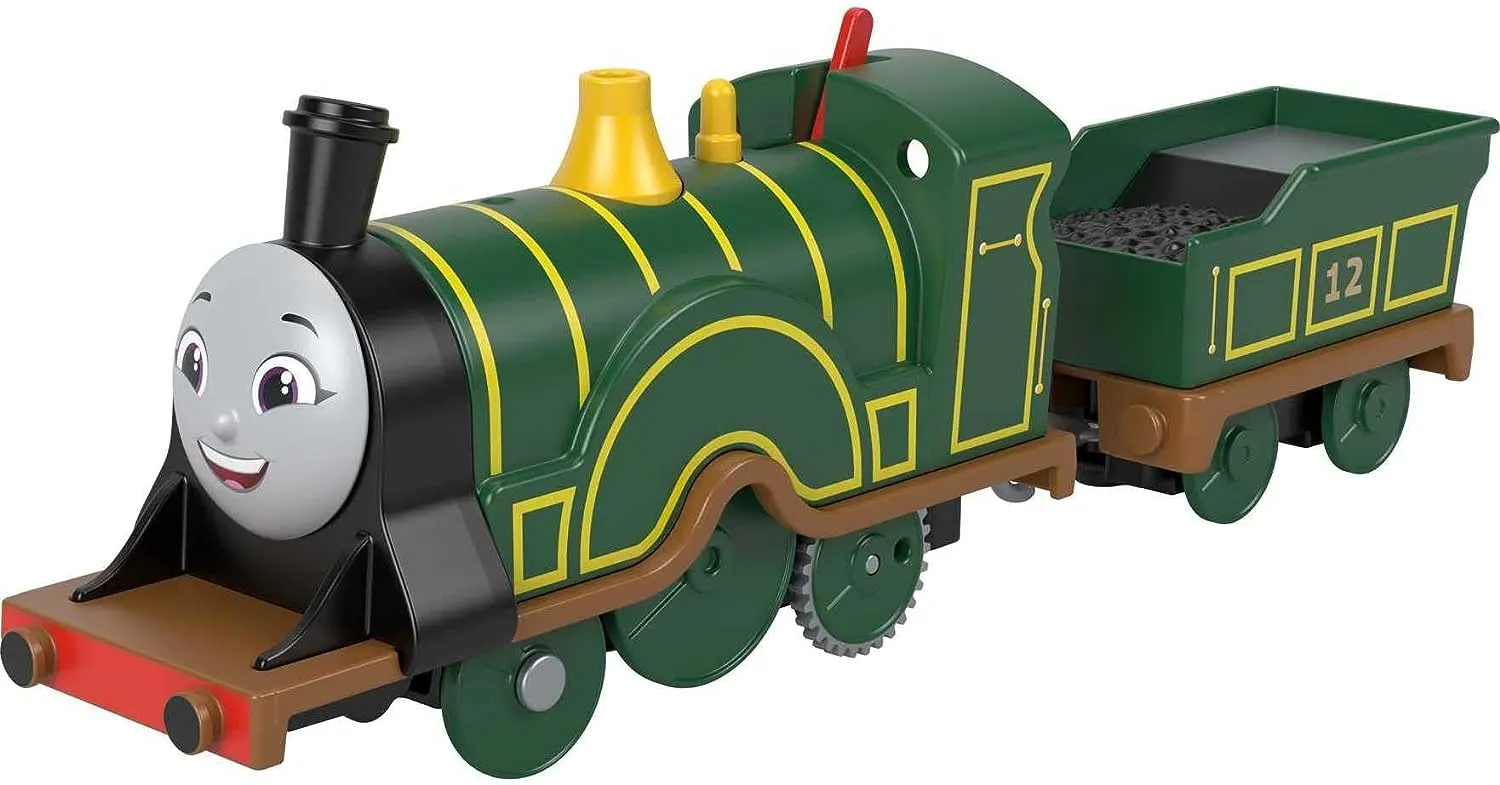 Fisher-Price Toys Thomas & Friends Fisher-Price Emily Motorized Engine, Battery-Powered Toy Train