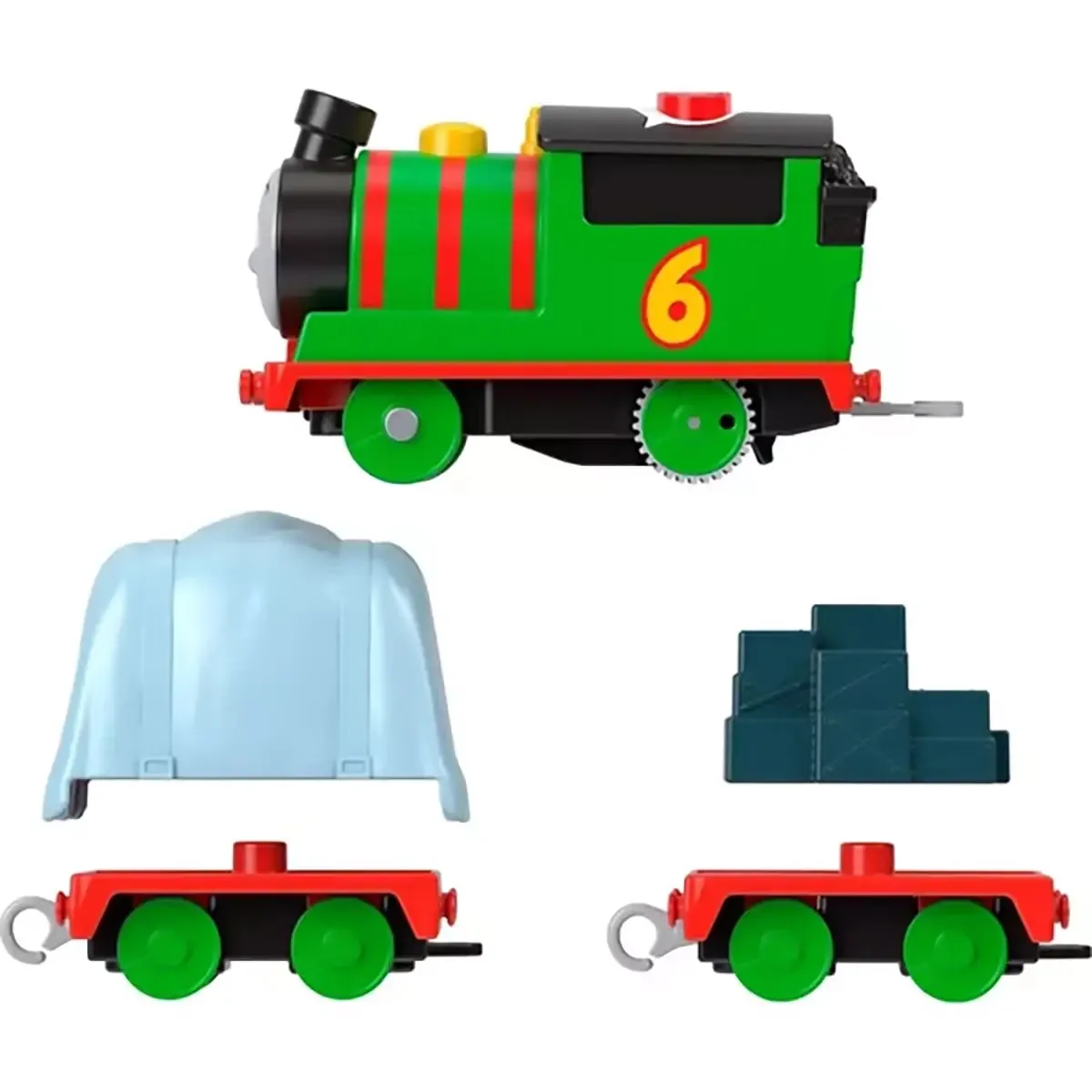 Fisher-Price Toys Thomas & Friends Talking Percy Toy Train Motorized Engine with Phrases & Sounds