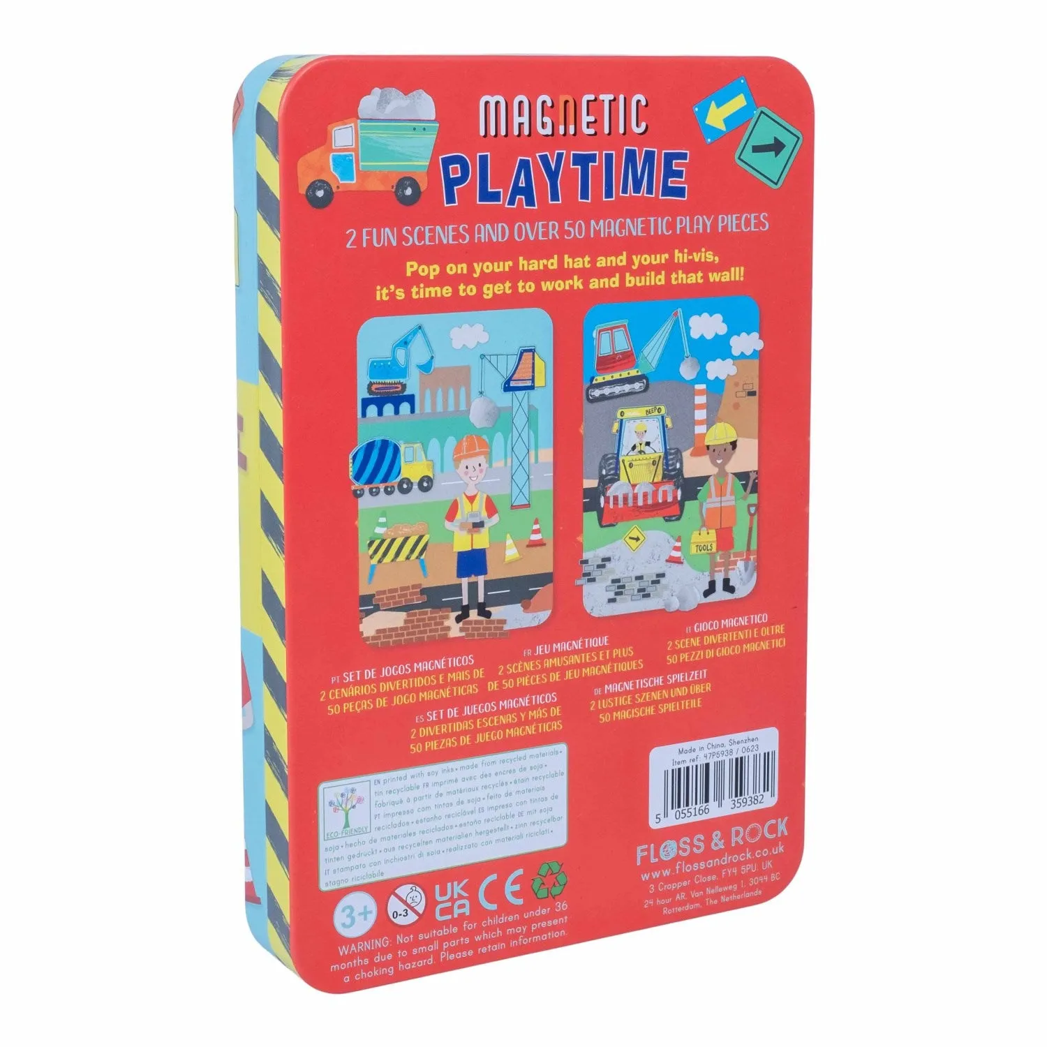 Floss & Rock Construction Magnetisk Legest