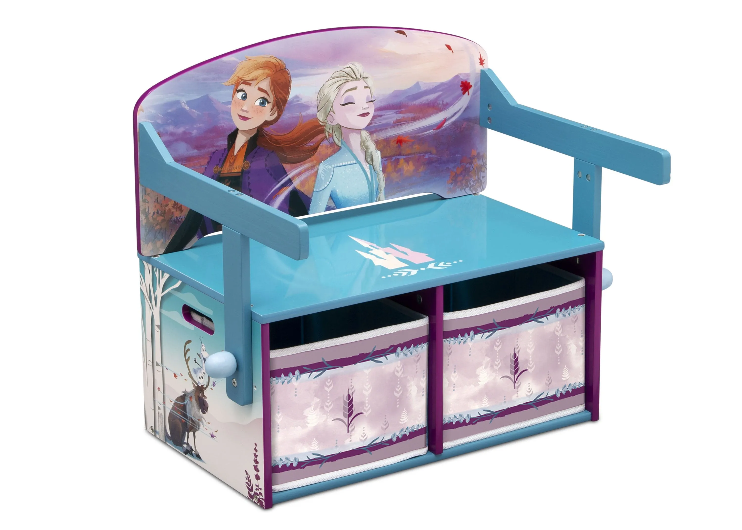 Frozen II Convertible Activity Bench Babykids_Delta Children_Toy Storage & Bookshelves