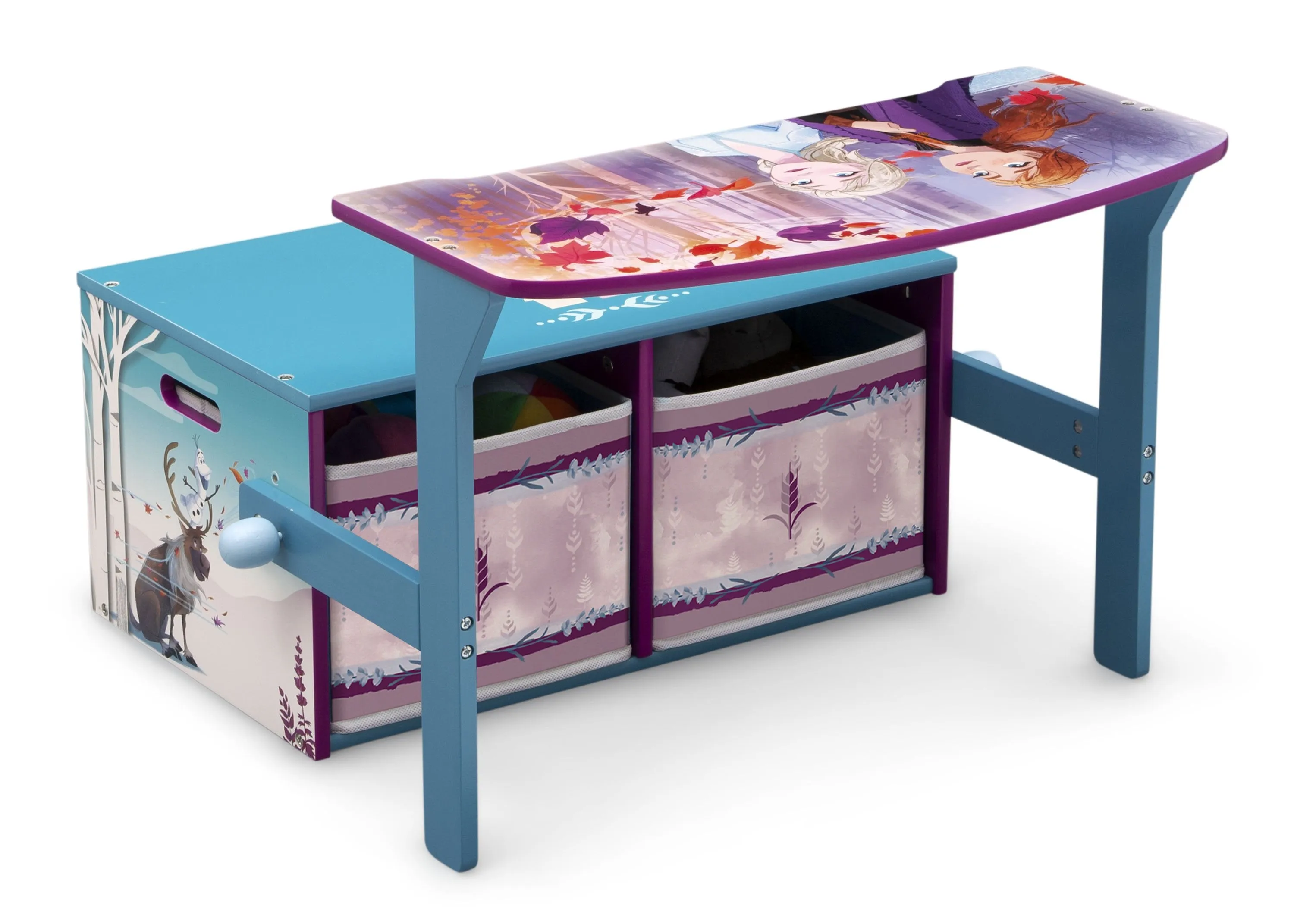 Frozen II Convertible Activity Bench Babykids_Delta Children_Toy Storage & Bookshelves