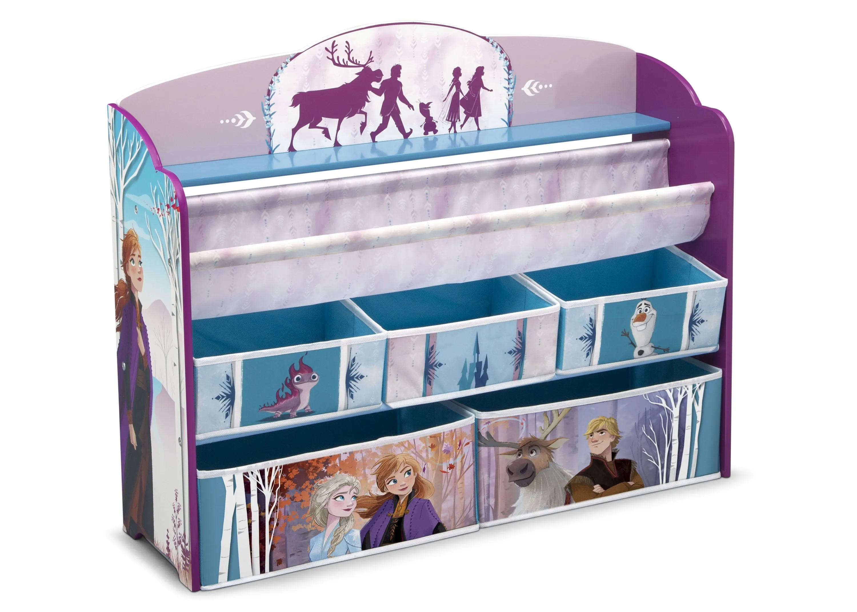 Frozen II Deluxe Toy and Book Organizer Babykids_Delta Children_Toy Storage & Bookshelves