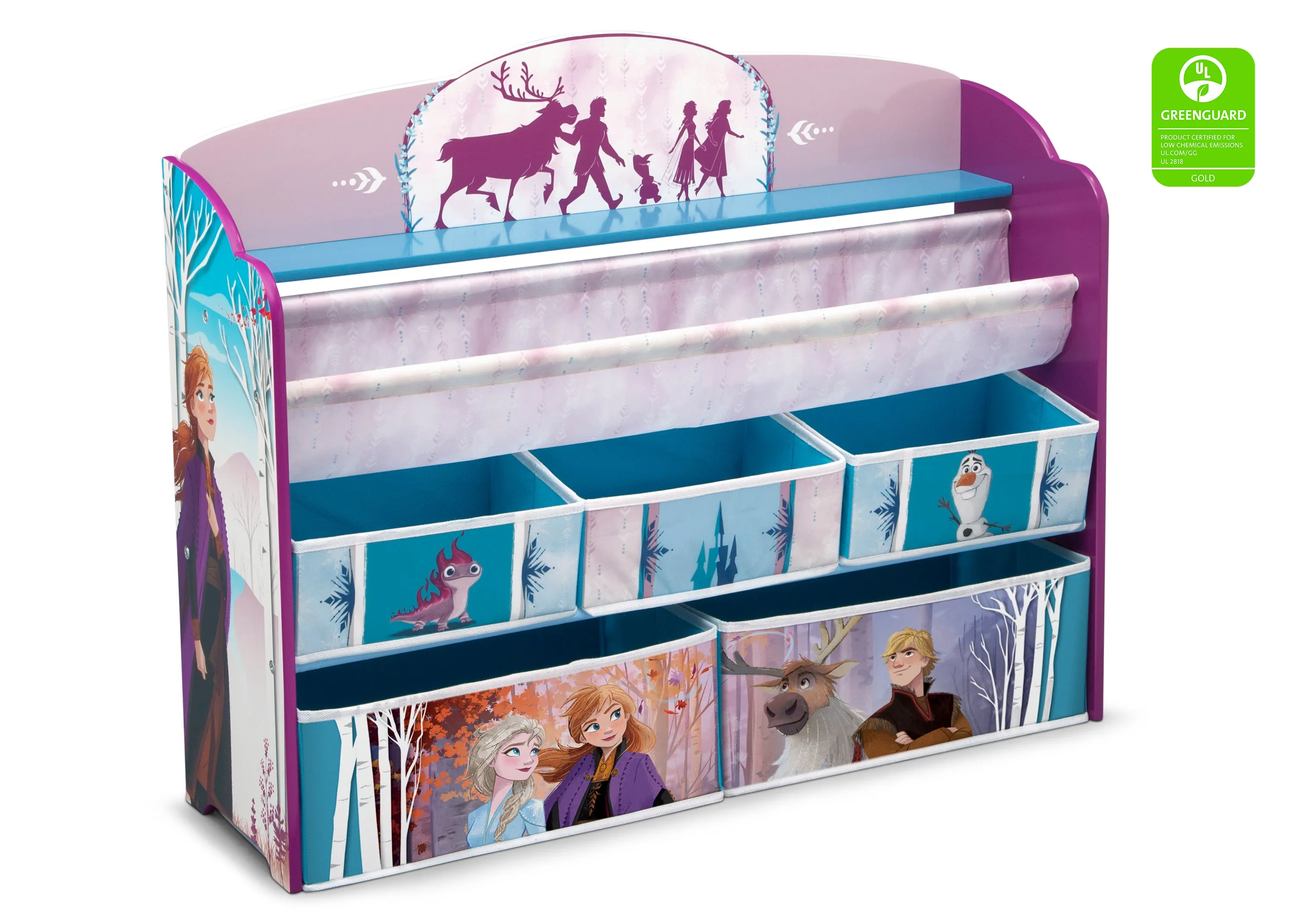 Frozen II Deluxe Toy and Book Organizer Babykids_Delta Children_Toy Storage & Bookshelves