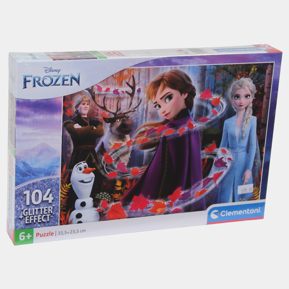 Frozen Glitter Puzzle - 104 Pcs