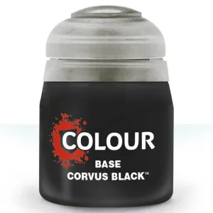 Games Workshop Toys Citadel Base Paint Corvus Black (12ml)