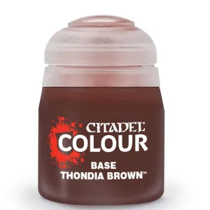 Games Workshop Toys Citadel Colour Base Paint Thondia Brown (12ml)