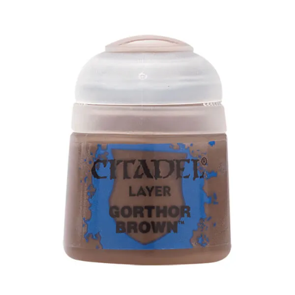 Games Workshop Toys Citadel Layer Paint Gorthor Brown (12ml)