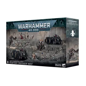 Games Workshop Toys Warhammer 40K Adepta Sororitas Battleforce Penitent Crusader Host Set