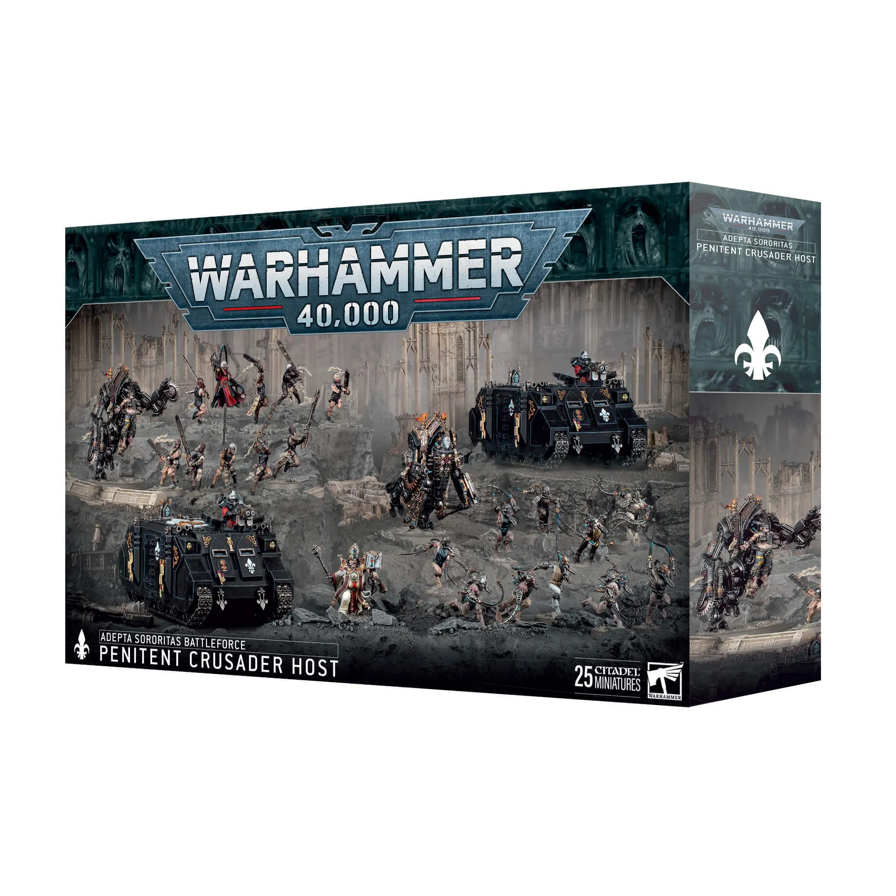 Games Workshop Toys Warhammer 40K Adepta Sororitas Battleforce Penitent Crusader Host Set
