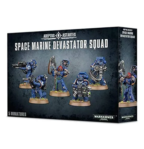 Games Workshop Toys Warhammer 40k Adeptus Astartes Space Marine Devastator Squad