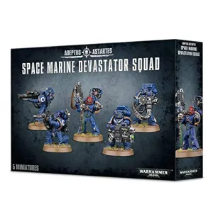 Games Workshop Toys Warhammer 40k Adeptus Astartes Space Marine Devastator Squad