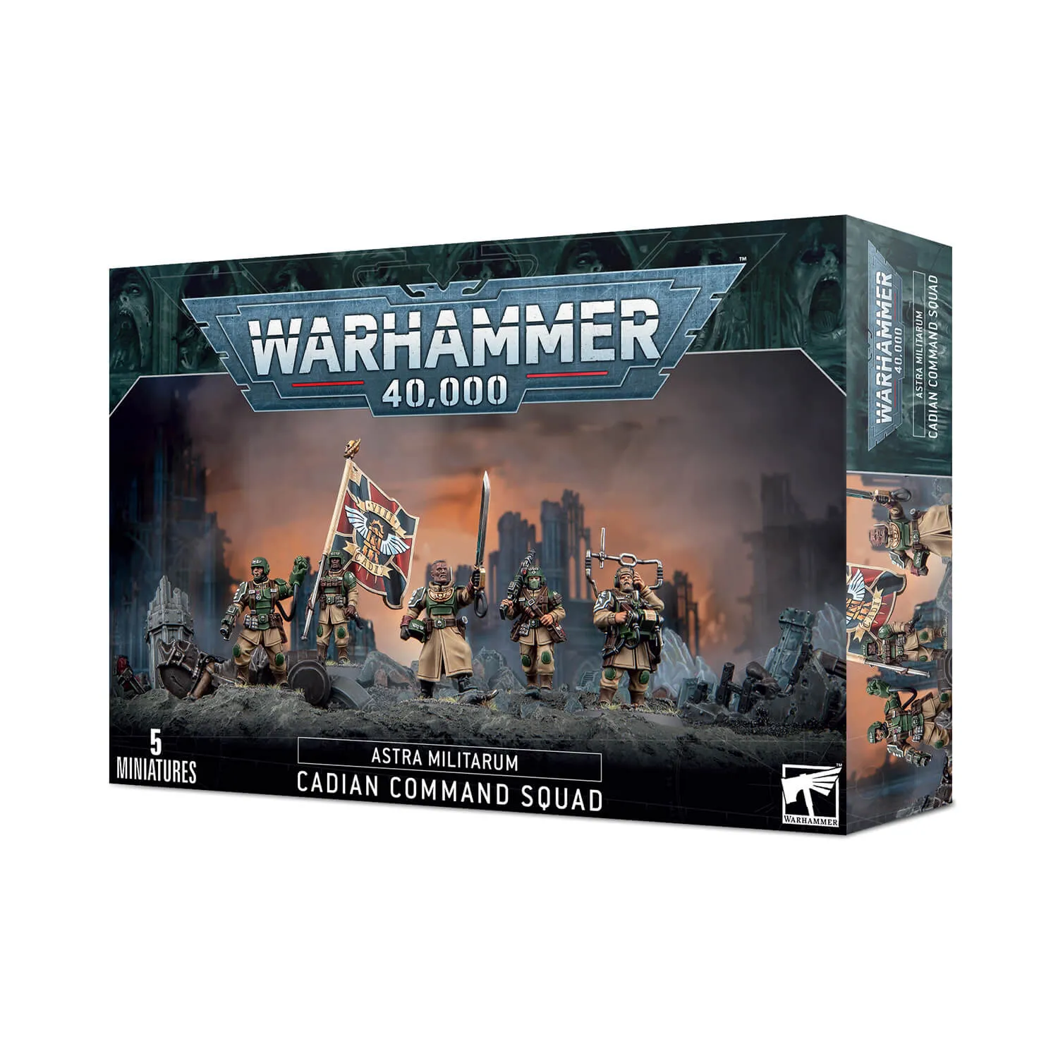 Games Workshop Toys Warhammer 40K Astra Militarum Cadian Command Squad