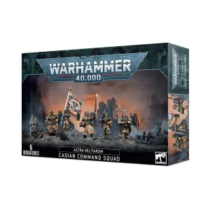 Games Workshop Toys Warhammer 40K Astra Militarum Cadian Command Squad