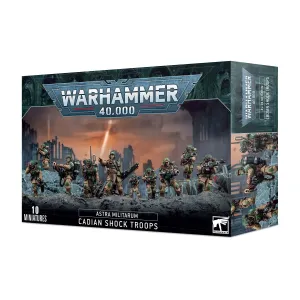 Games Workshop Toys Warhammer 40K Astra Militarum Cadian Shock Troops