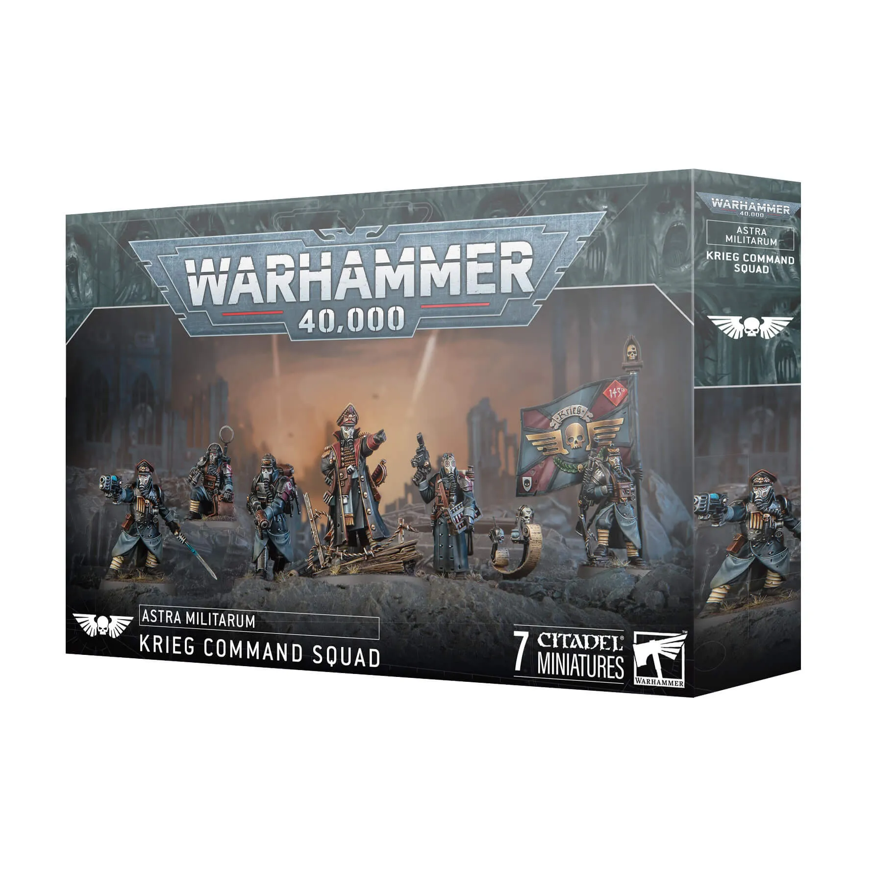 Games Workshop Toys Warhammer 40k Astra Militarum Krieg Command Squad