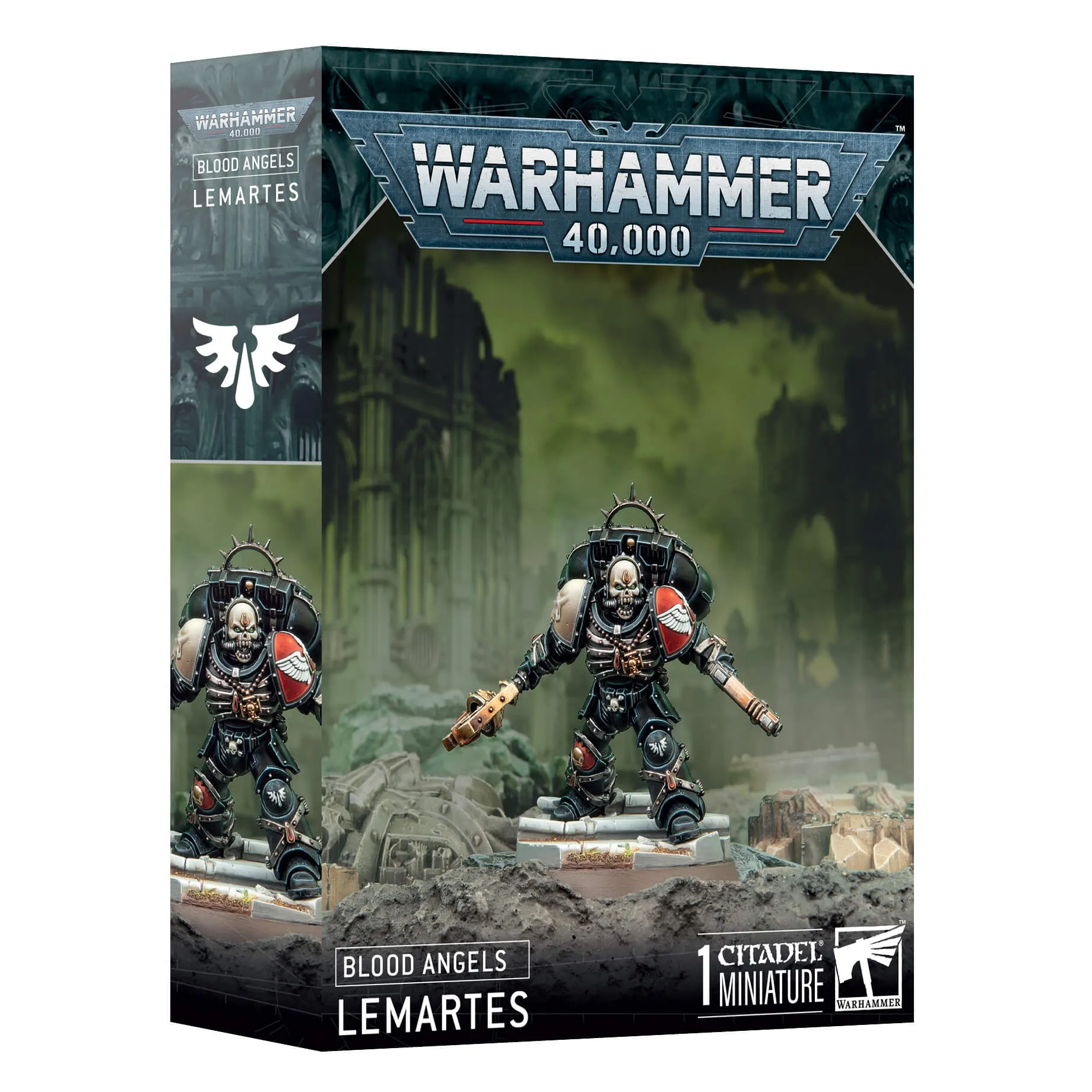 Games Workshop Toys Warhammer 40K Blood Angels Lemartes Miniature Set