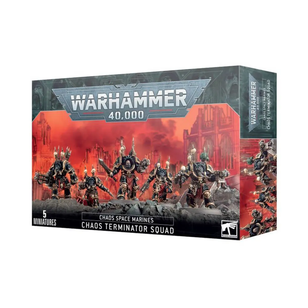 Games Workshop Toys Warhammer 40K Chaos Space Marines Chaos Terminator Squad