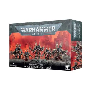 Games Workshop Toys Warhammer 40K Chaos Space Marines Chaos Terminator Squad