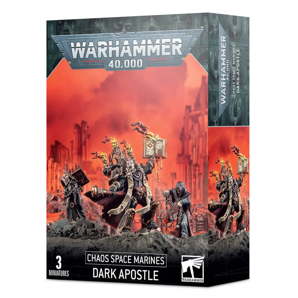 Games Workshop Toys Warhammer 40K Chaos Space Marines Dark Apostle Miniature Set