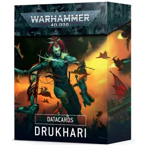 Games Workshop Toys Warhammer 40k Datacards Drukhari
