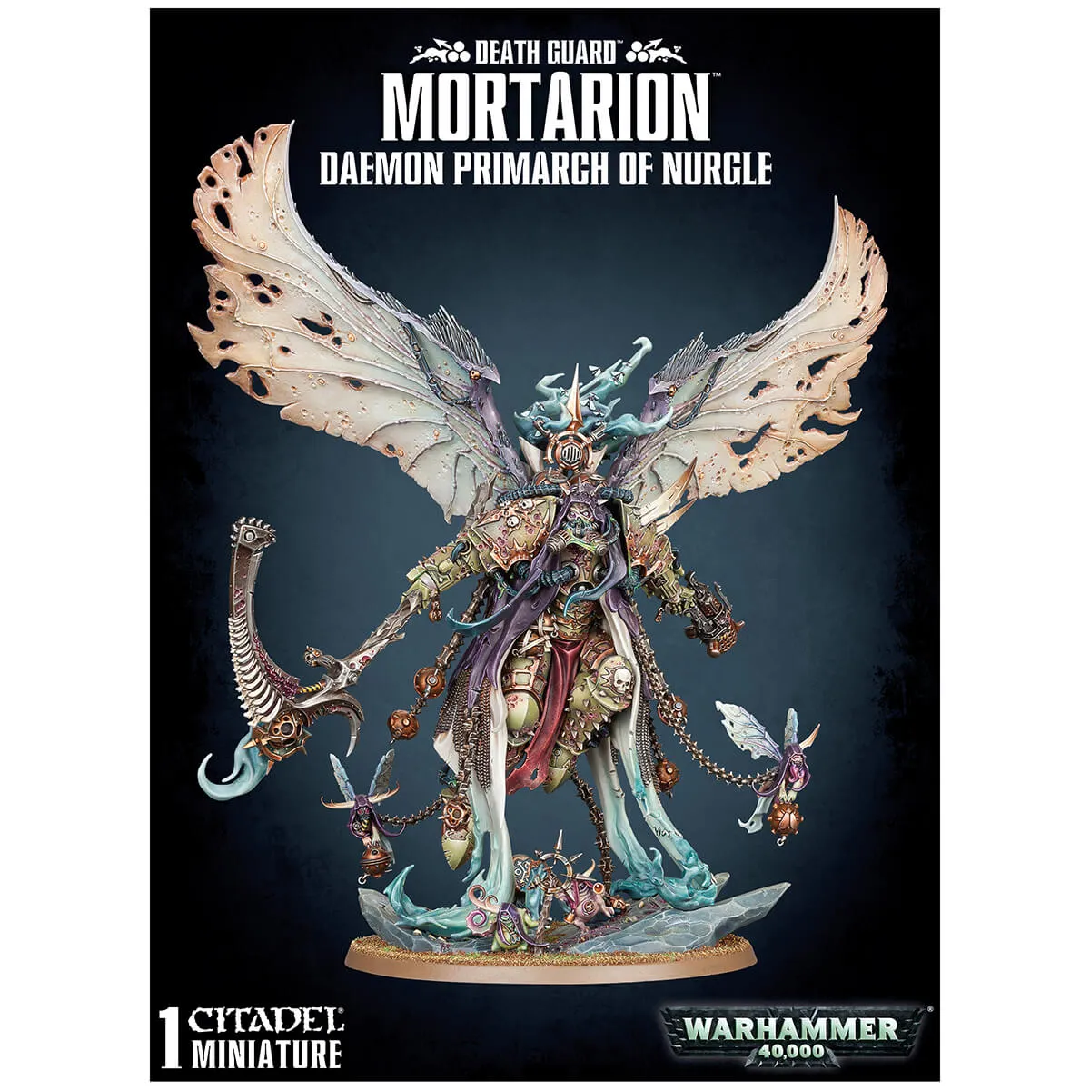 Games Workshop Toys Warhammer 40k Death Guard Daemon Primarch Mortarion