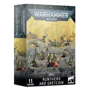 Games Workshop Toys Warhammer 40k: Orks Runtherd and Gretchin