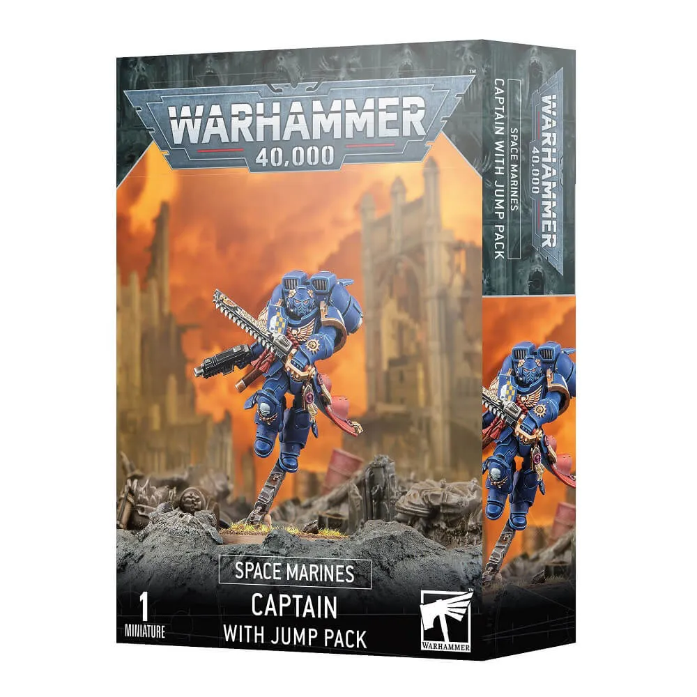 Games Workshop Toys Warhammer 40K Space Marines Captain with Jump Pack
