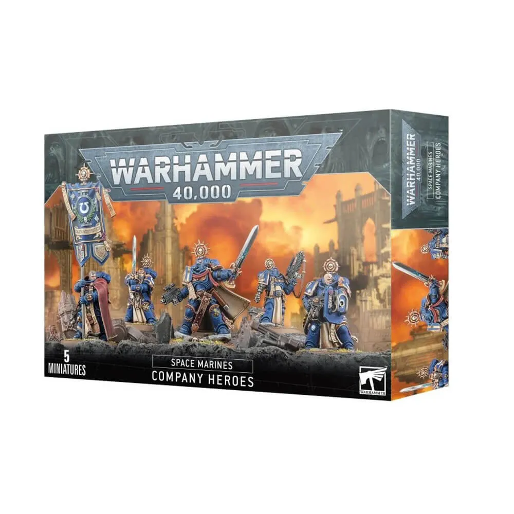 Games Workshop Toys Warhammer 40K Space Marines Company Heroes