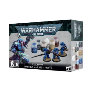 Games Workshop Toys Warhammer 40K Space Marines Infernus Marines Paints Set