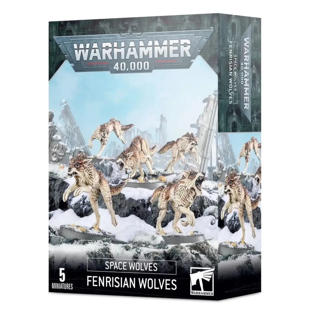 Games Workshop Toys Warhammer 40k Space Wolves Fenrisian Wolf Pack