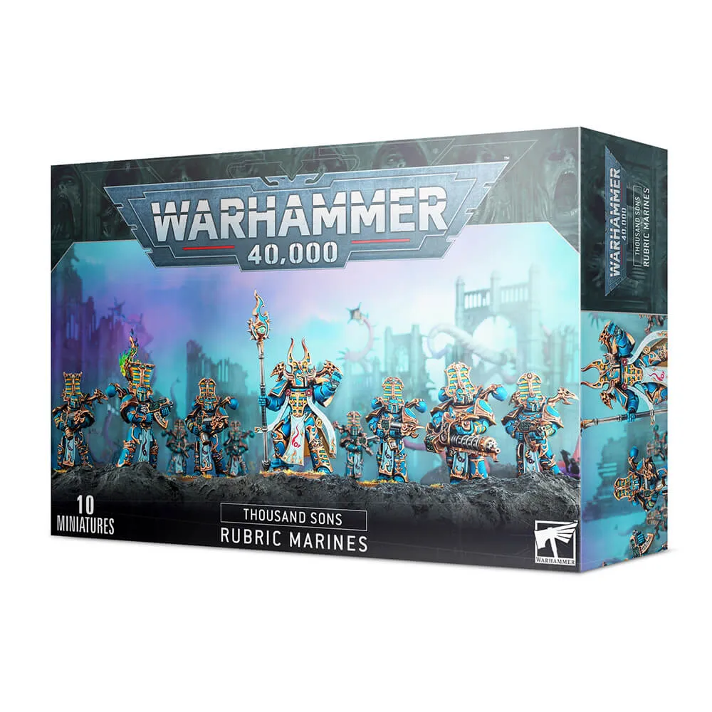 Games Workshop Toys Warhammer 40k Thousand Sons Rubric Marines