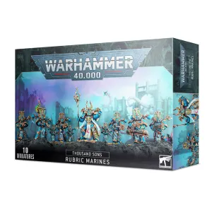 Games Workshop Toys Warhammer 40k Thousand Sons Rubric Marines
